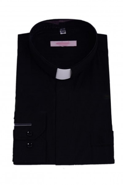 SKLS007 Making Church Long Sleeve Shirt Style Custom-made Solid Color Long Sleeve Shirt Style Custom Long Sleeve Shirt Style Long Sleeve Shirt Factory side view